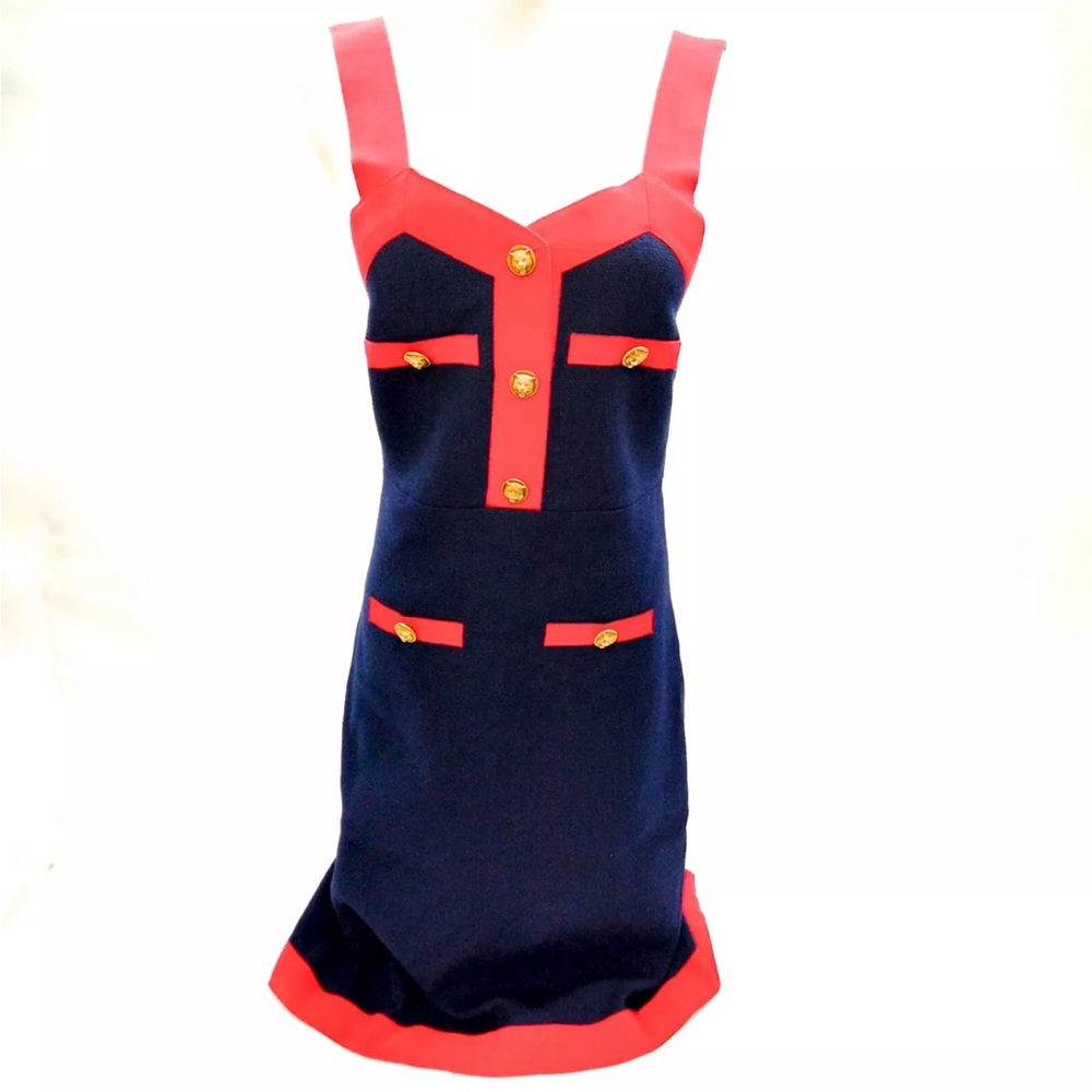 Gucci: Tiger Buttons Wool Dress (RARE) - Picture 2 of 16